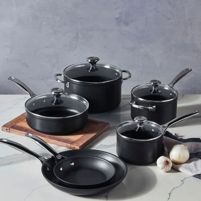 10 piece Toughen Non-Stick Pro by Le Creuset
