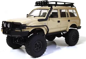 1/16 Scale RC Crawler, WPL C54-1 RTR RC Truck 4x4 Off Road RC Rock Crawler with Upgraded Chassis, 260 Motor New Gearbox and Batteries for Adults Hobby Toy (Yellow)