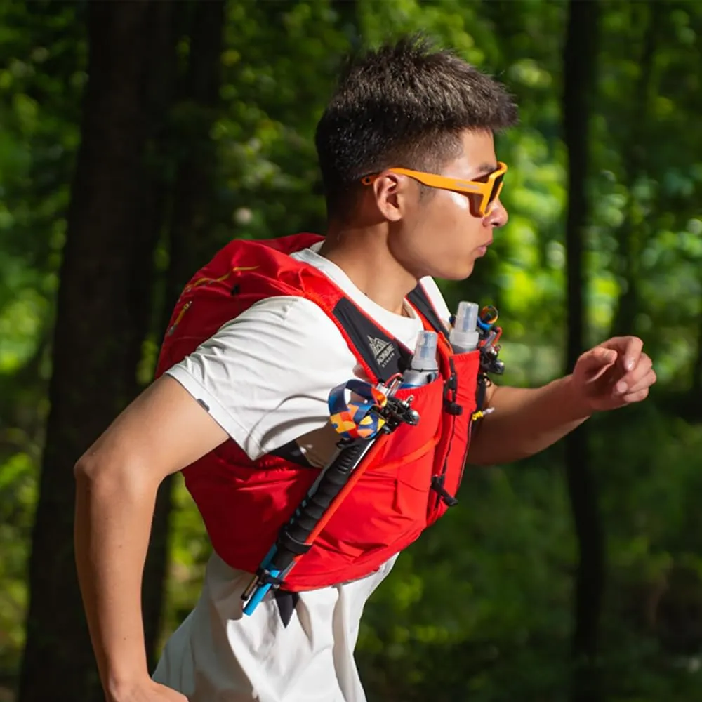 12L Hydration Vest Pack with Survival Whistle, High Capacity and Adjustable Off-Road Backpack for Trail Running Outdoor Cycling Marathon