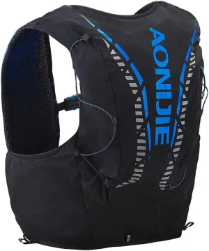 12L Hydration Vest Pack with Survival Whistle, High Capacity and Adjustable Off-Road Backpack for Trail Running Outdoor Cycling Marathon