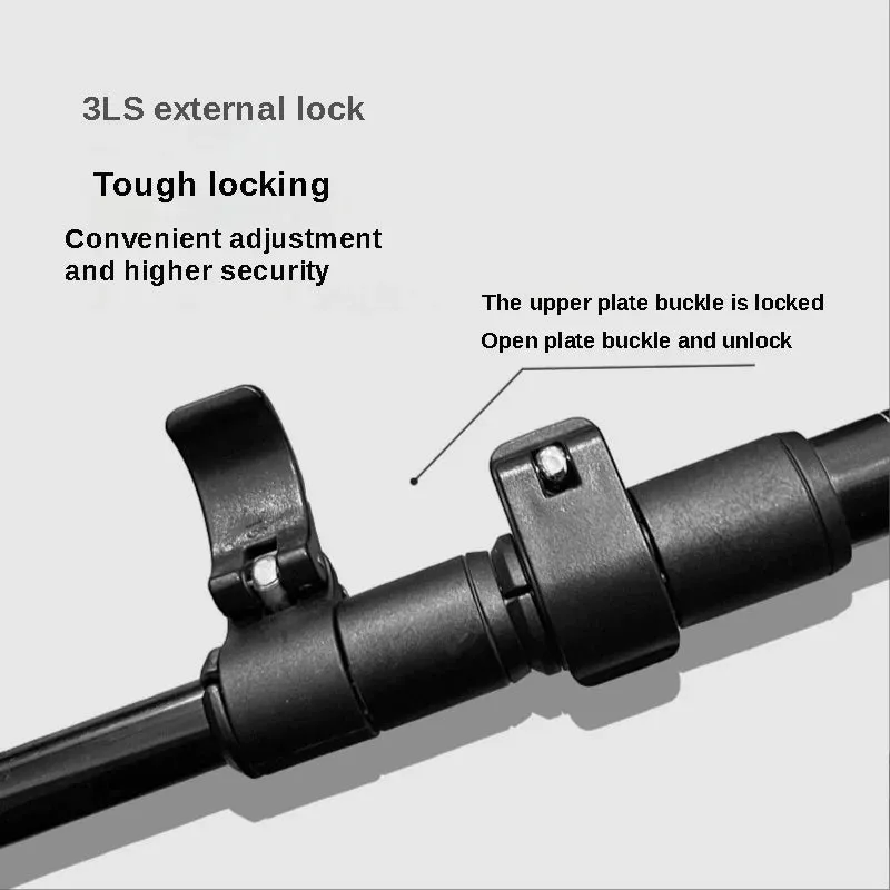 135CM Aluminum Telescopic Hiking Pole Anti-Shock Walking Stick Ultralight Trekking Cane 1PCS