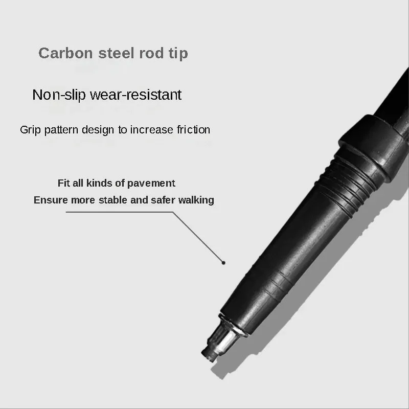 135CM Aluminum Telescopic Hiking Pole Anti-Shock Walking Stick Ultralight Trekking Cane 1PCS