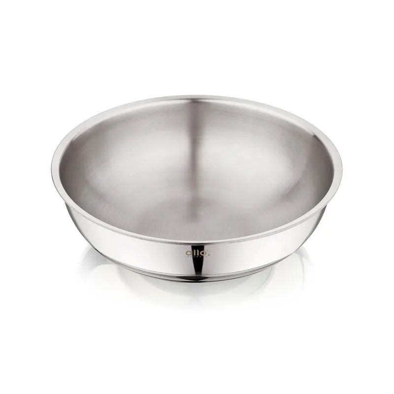 1.5L Allo CookSafe TriPly Tasla | Stainless Steel | Induction Friendly | Naturally Non-stick | 20cm