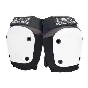 187 Killer Pads Fly Knee Pad, Grey/White, X-Small