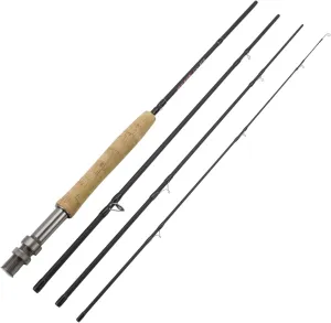 1.98M 2.1M 2.4M 2.7M Telescopic Carbon 4 Sections Fly Fishing Rod Fast Action Freshwater Fly Rods for Trout Salmon Fishing Portable Sea Pole