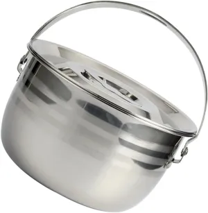 1pc High Capacity Non Stick Soup Pot Thicken Camping Stew Pot Portable Cookware for Home Outdoor Cooking Wear Resistant Design for Even Heating Quick Cooking