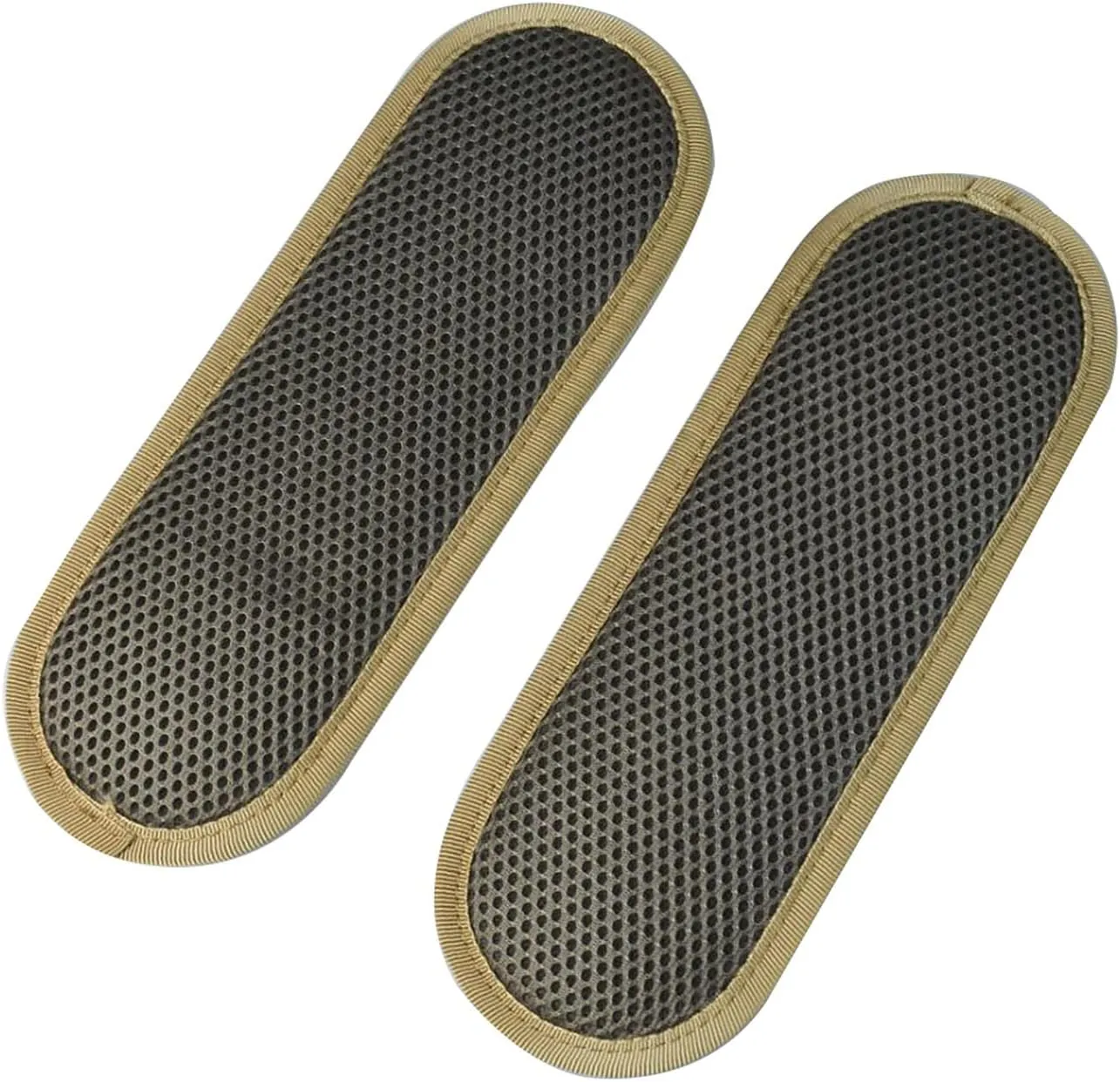 2 Pack Tactical Vest Shoulder Pads Shoulder Strap Pad Mesh Padded Cushion Strap Pads with Foam and Mesh for Backpack, Camera, Laptop, Messenger, Guitar
