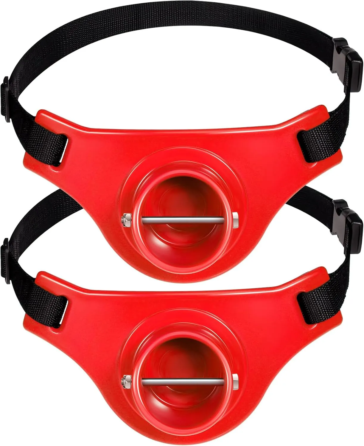 2 Pcs Fishing Rod Belt 2. 3 Inch Inner Dia Fishing Fighting Waist Belt Rod Holder, 360 Degree Adjustable