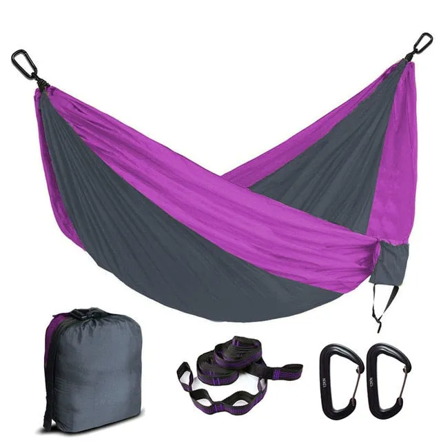 2 Person Parachute Hammock Portable Army Survival