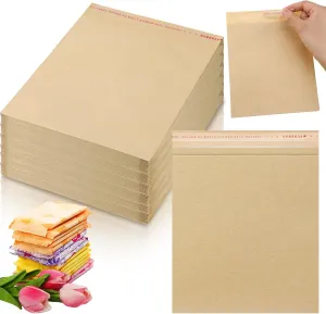 200 Pcs Large Sanitary Napkin Disposal Bags Feminine Hygiene Disposal Bags 7.87 x 6.3 Inch Bulk Disposable Kraft Tampons Bags for Feminine Products with Self Adhesive for Women Girls