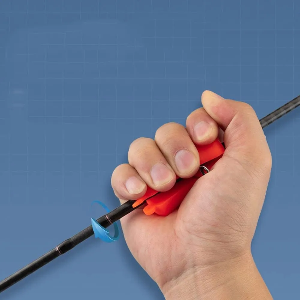 2023 New Portable Fishing Rod Fixed Ball, Multi-Function Rubber Fishing Pole Clip Silicone Fishing Rod Beam, Durable Fastener Binding Clip Fishing Pole Clip for Fishing Rod Accessories