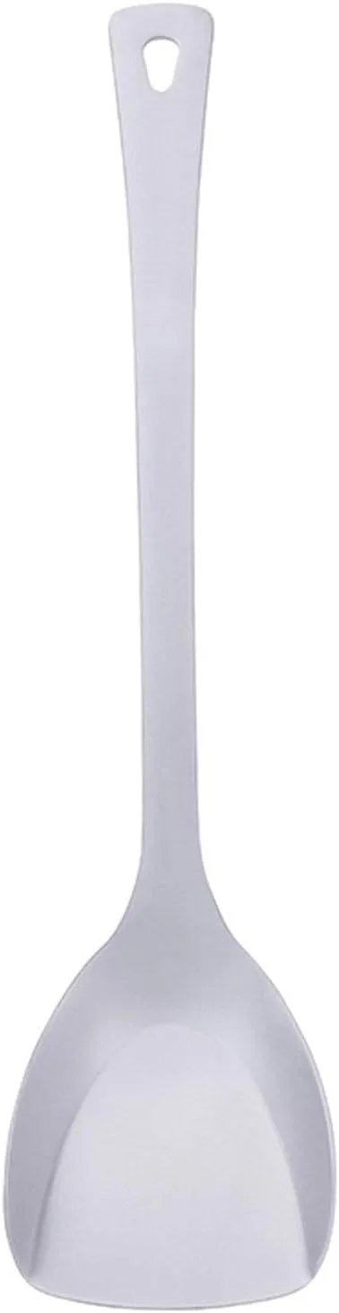 28.8cm Titanium Spatula Lightweight Food Turner Durable Non-Toxic Cooking Flatware for Outdoor, Backpacking & Survival Gear (Smooth Handle)