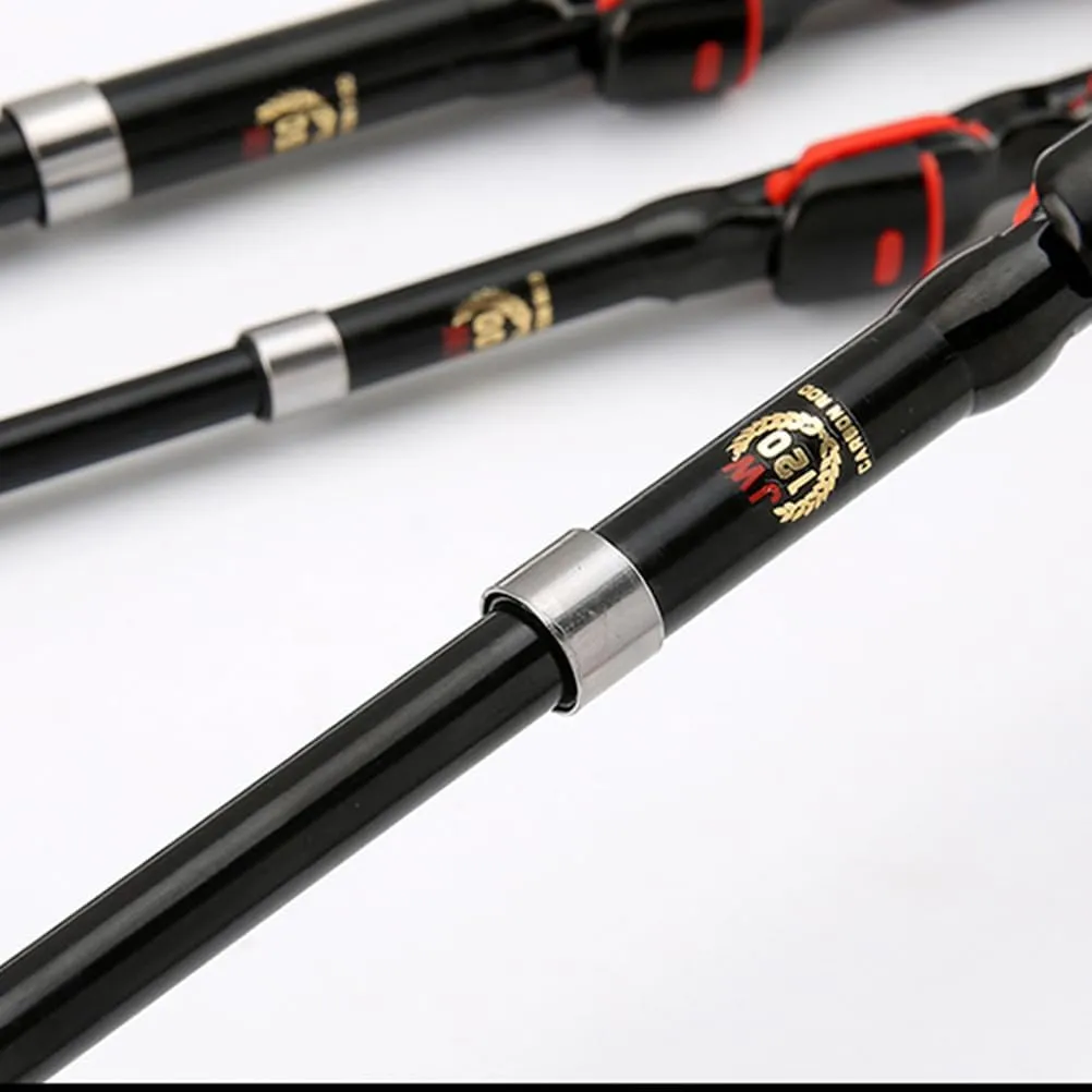 2pcs Fishing Accessories Portable Fishing Accessory Folding Pole Fishing Suplies Fishing Rod for Fish