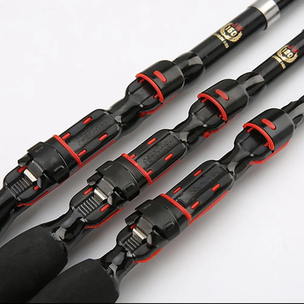 2pcs Fishing Accessories Portable Fishing Accessory Folding Pole Fishing Suplies Fishing Rod for Fish