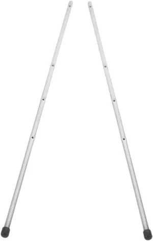 2pcs Metal Football Table Pole Premium Foosball Table Accessories Soccer Machine Part for Smooth Gameplay Replacement Rod for Standard Tables Easy Assembly Stable Performance