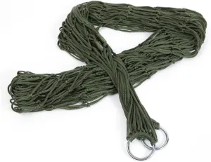 2Pcs Portable Nylon Hammocks for Outdoor Leisure Army Green Hanging Nap Bed for Camping Hiking to Carry Versatile for Relaxation