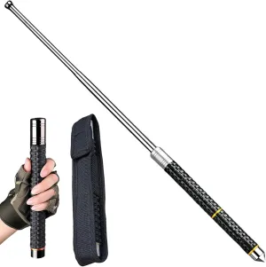 3-in-1 Telescopic Trekking Pole-Portable Hiking Stick/Self-Defense Tool & Emergency Window Breaker-Heavy-Duty/Outdoor Survival Gear