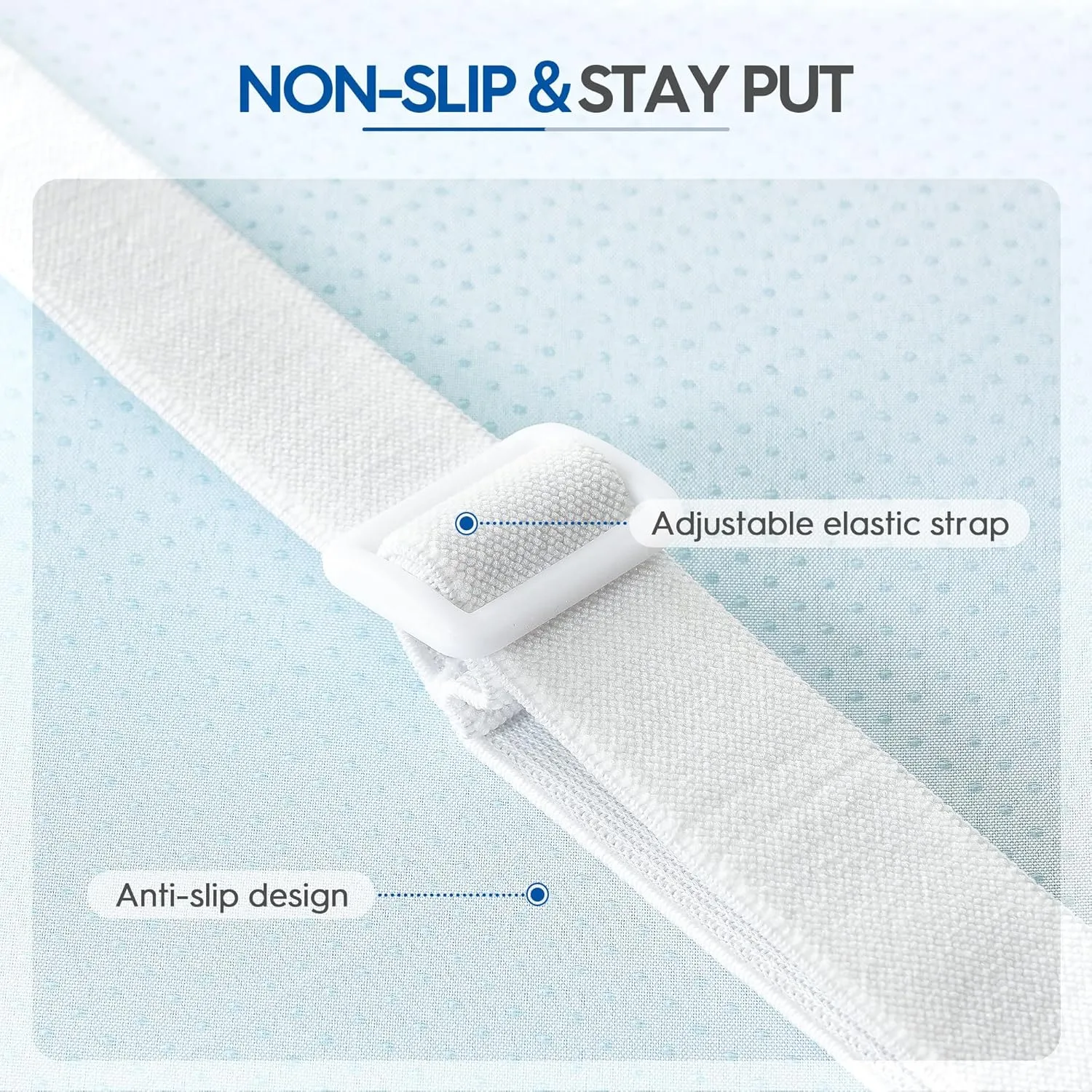 3 Inch Memory Foam Mattress Topper Queen Size for Pressure Relief, Gel Bed Topper Pad with Bamboo Cover, Soft & Breathable