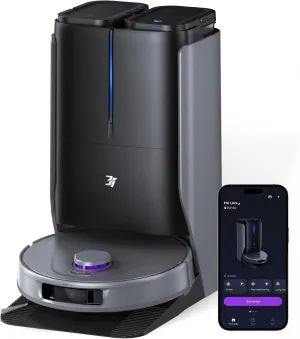 3i P10 Ultra Robot Vacuum and Mop Combo, Extendable Pad for Edge & Corner Mopping, 18000 Pa Suction Deep Cleaning, Auto Hot Water Washing & Drying, Self-Emptying, Self-Refilling, AI Obstacle Avoidance