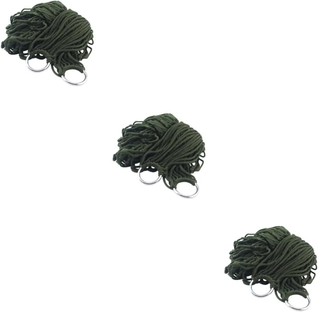 3pcs Sleeping Swing Hammock Rope Hammock Swing Camping Swing Bed Backyard Hammock Hanging Bed Hanging Nap Bed Outdoor Swings Meshy Rope Hammock Outdoor Hammock Travel Lifts Beach
