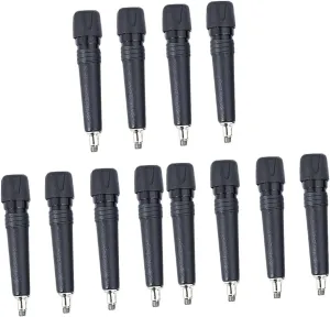 3sets Outdoor Trekking Pole Protectors Shock Absorbing Pole Tips for Hiking Easy to Install Trekking Accessories 4pcs*3