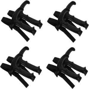 4sets Trekking Pole Handle Grip Replacement Handle for Hiking Stick Plastic Hiking Pole Grip Outdoor Pole Handle Adapter for Climbing 2pcs*4