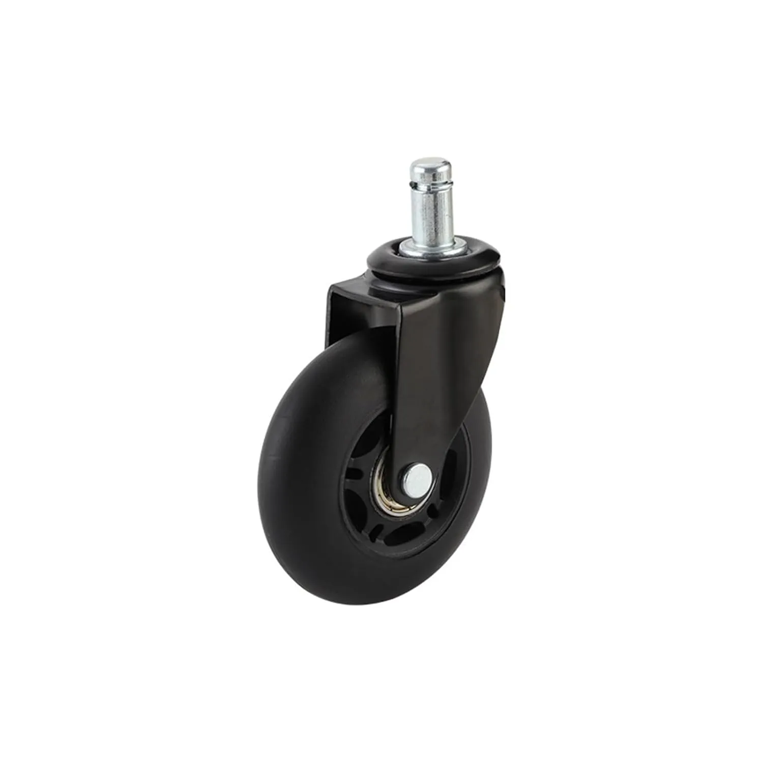 5/3-inch TPR Pole Swivel casters/Push Flat Rubber Shock-Absorbing Wheels/Household Wheel Trailer Wheels