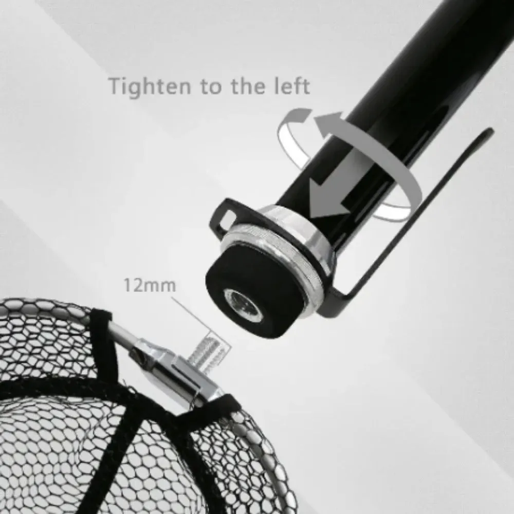5M/6M Carbon Fibre Telescopic Fishing Pole – Lightweight Retractable Landing Net Handle
