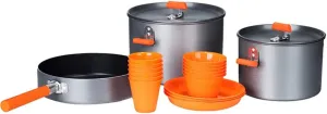 6 Sets of Cookware Outdoor Camping Cookware Self-Driving Tour Team Portable Camping Cookware for Backpacking Hiking Picnic Outdoor Pots & Pans