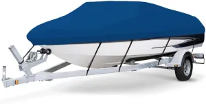 7.6 oz Solution Dyed Polyester Blue, Styled to FIT Boat Cover Compatible for I.M.P. Apache I/O 1978-1981