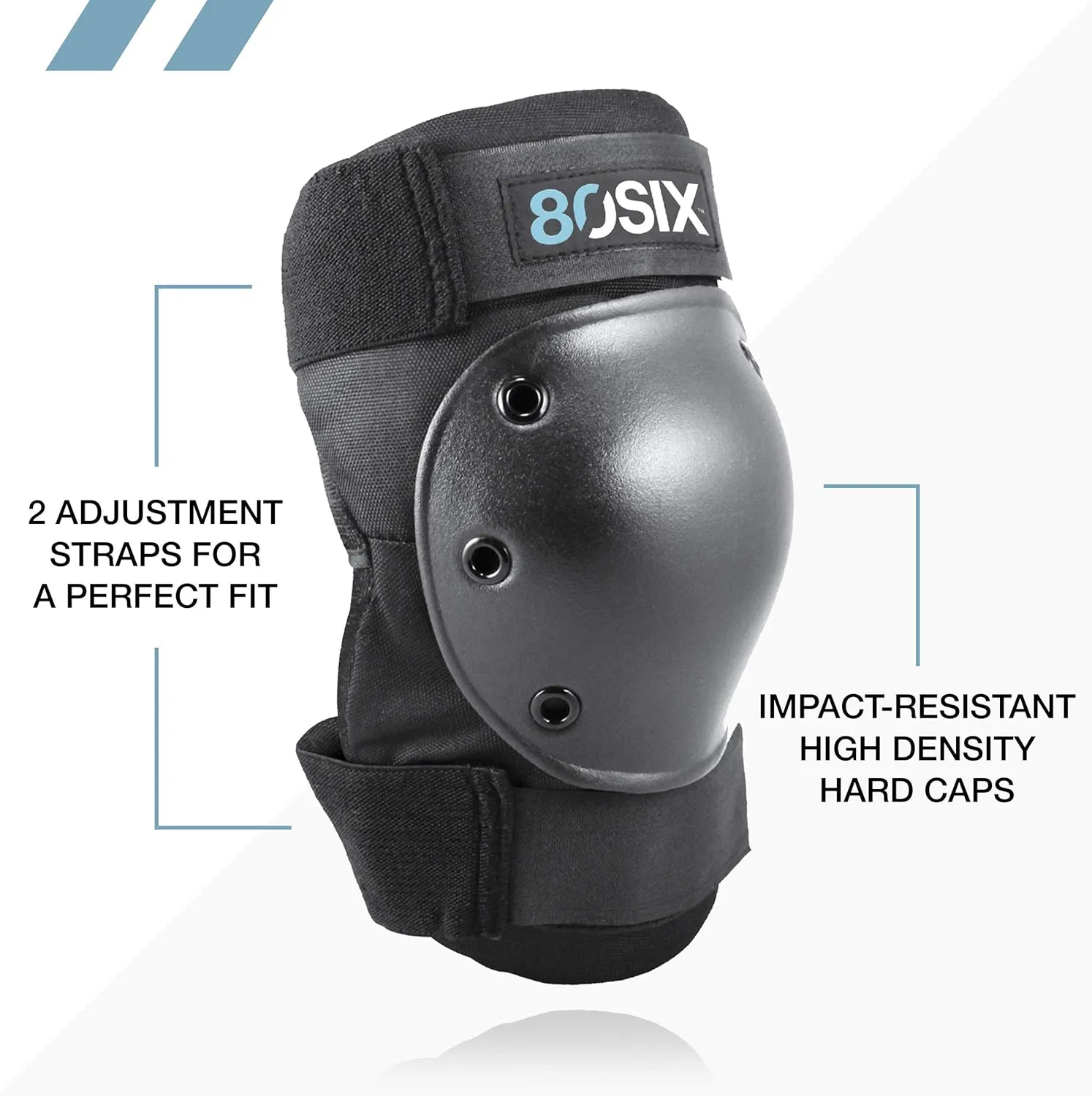80Six Kids Multi-Sport Pad Set with Wristguards, Elbow Pads, and Knee Pads, Designed by Industry Leading Brand Triple 8
