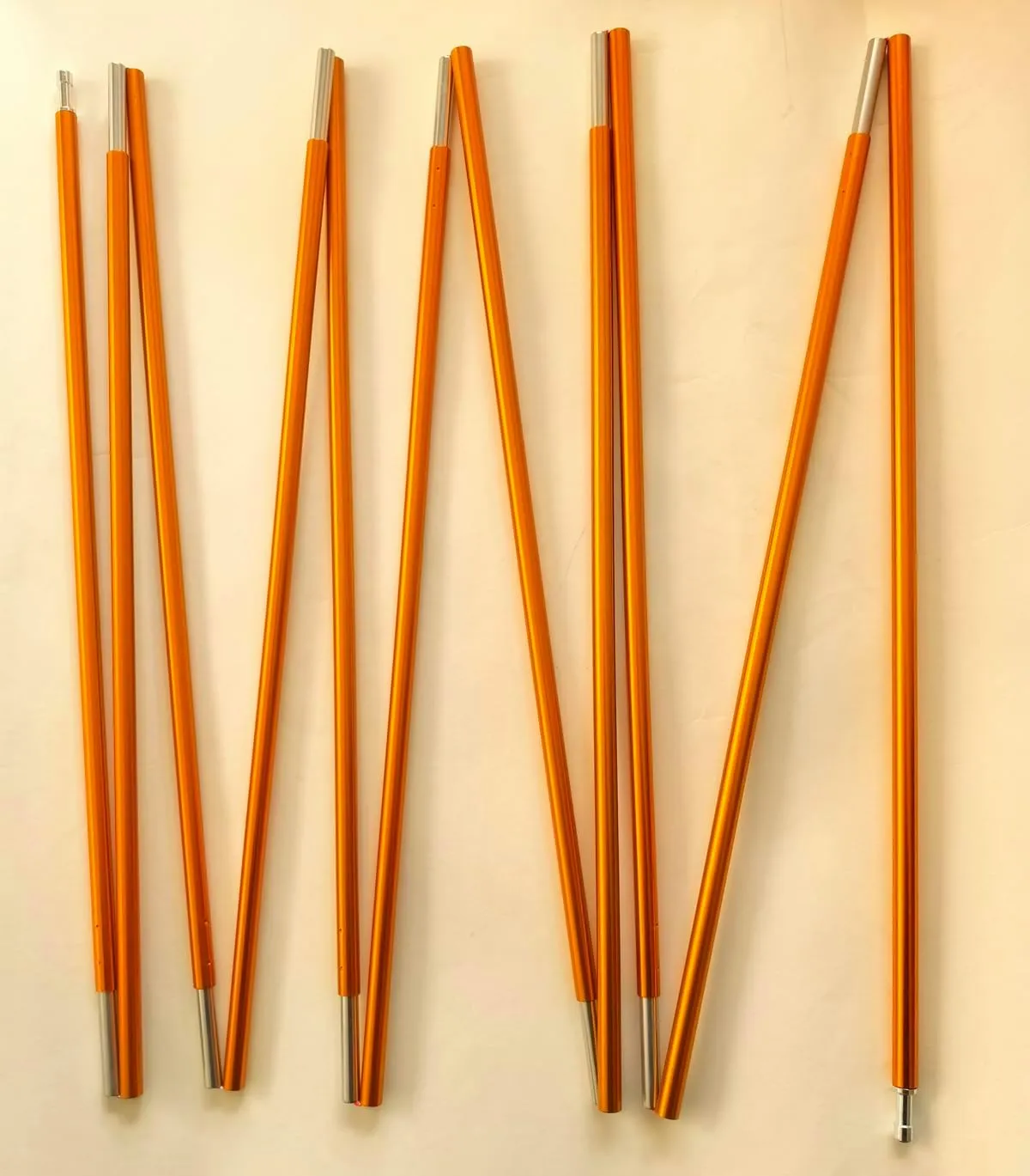 8.5mm 405cm /13.28ft Aluminum Tent Pole Replacement Outdoor Camping Equipment Tent Rod 1-2 Person Spare Tent Accessories Tent Support Accessories