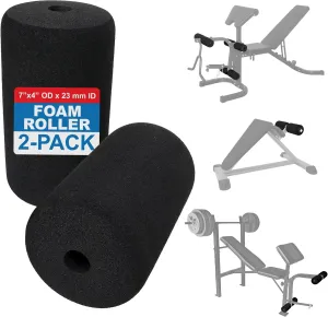 Ader Sporting Goods Foam Roller 7"x4" OD x 23mm ID Sold by Pair