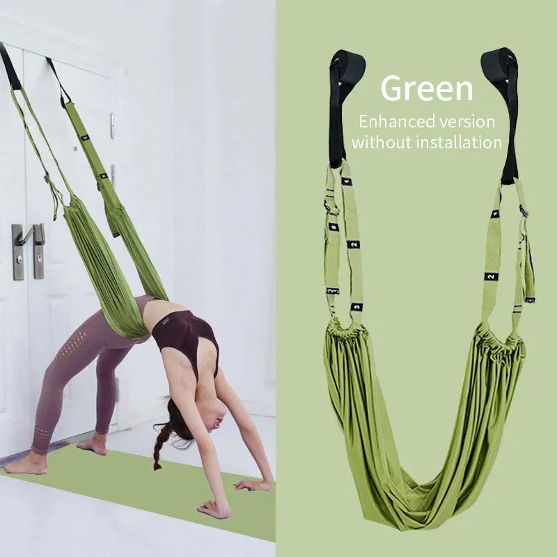 Adjustable Aerial Yoga Strap Hammock Swing Stretching Strap Anti-Gravity Inversion Yoga Hammock Belts Gym Training Device