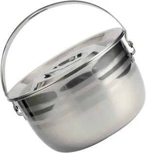 Alipis 1Pc High Capacity Non Stick Camping Stew Pot Cooking Pot for Home Outdoor Use for Soups and Stews Easy Heating Handling