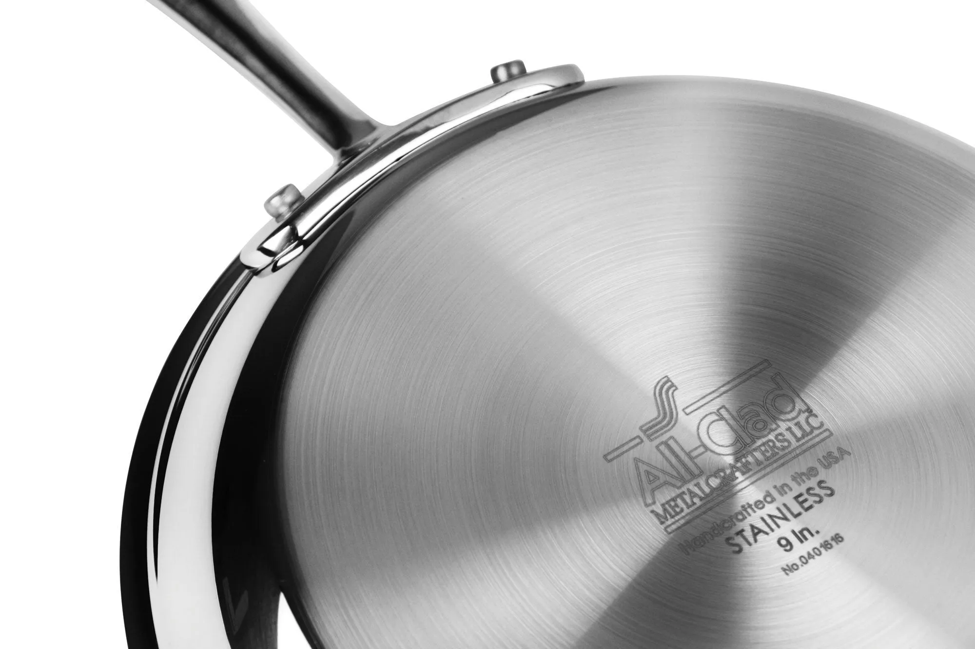 All Clad d3 -  Stainless 9" Nonstick Egg Perfect Pan