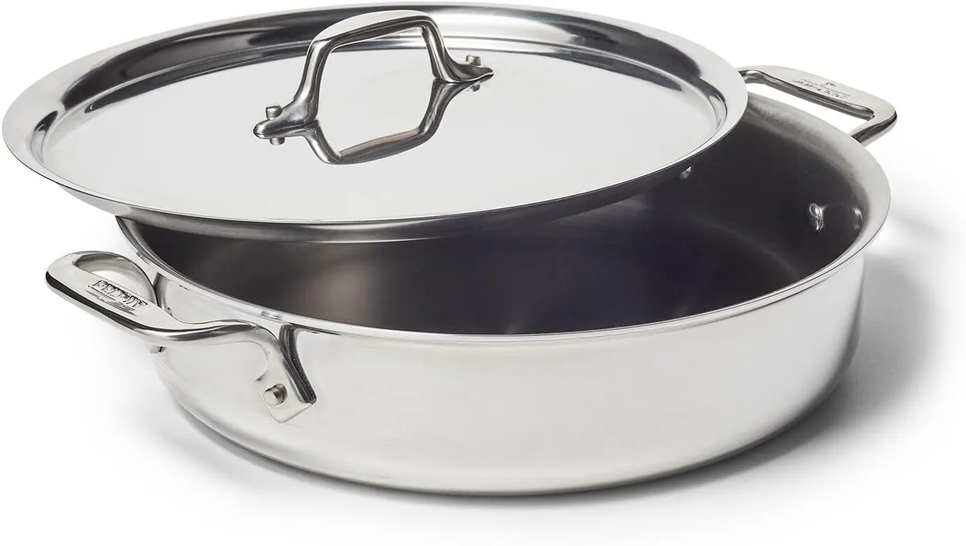 All-Clad D3 Stainless Steel Anniversary Casserole, 4 qt.