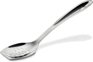 All-Clad Specialty Stainless Steel Kitchen Gadgets Slotted Spoon Kitchen Tools, Kitchen Hacks Silver