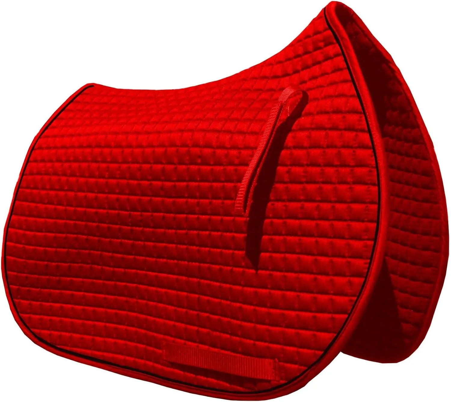All-Purpose English Saddle Pads (Red w/Black Trim)