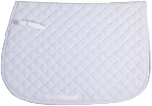 All-Purpose Saddle Pads for Horses | Schooling Saddle Pad Square Cut | Equines Horse Saddle Pads | Polyester Fabric Blend | 23" Spine and 18" Drop Length