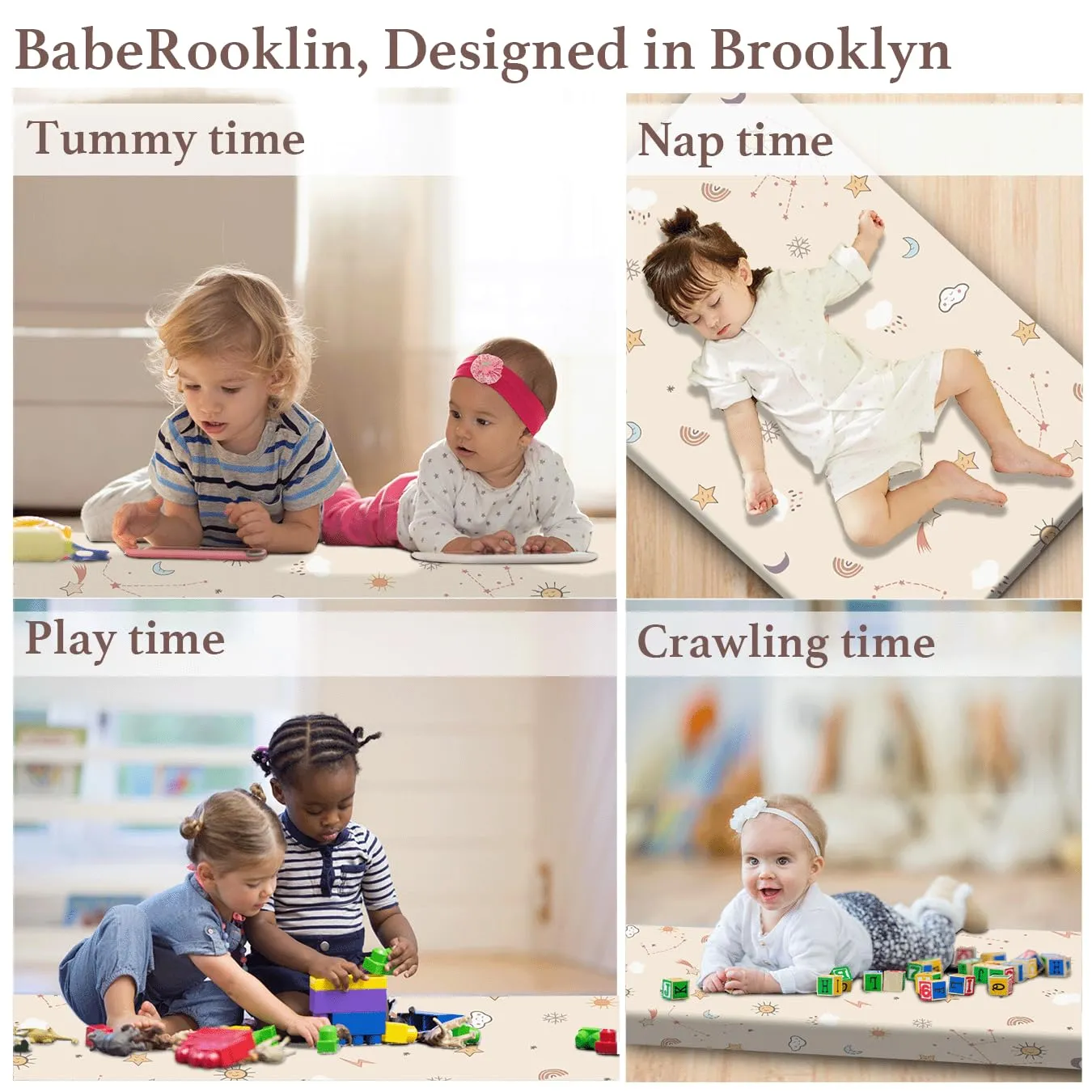 Aloe Cotton Dual Sided Pack and Play Mattress Pad,38x26 Pack N Play Mattress Topper, Breathable Memory Foam Playpen Mattresses, Pack N Play Mattresses for Baby Pack and Play w/Washable Cover