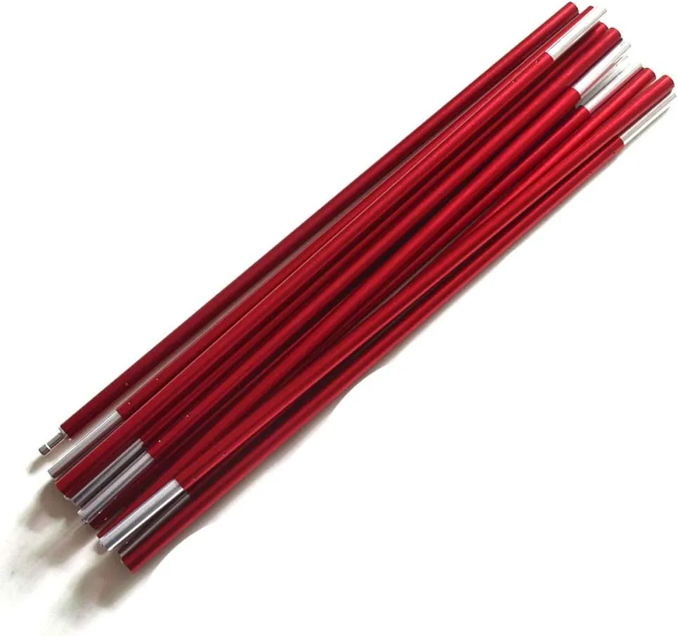 Aluminum Rod Tent Pole Replacement Accessories, Multifunction Tent Poles Rod 11mm
