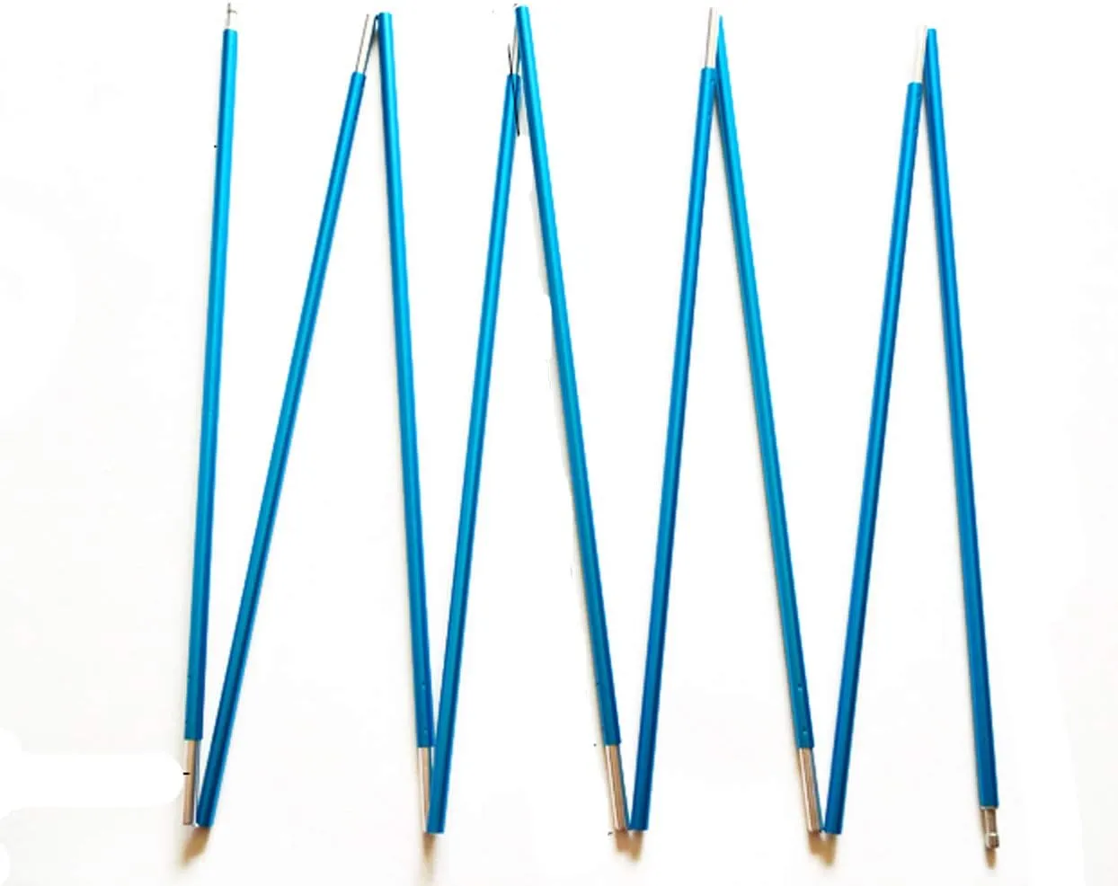 Aluminum Tent Pole Replacement Accessories Blue Tent Poles Rod 8.5 mm