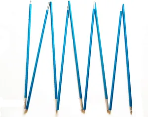 Aluminum Tent Pole Replacement Accessories Blue Tent Poles Rod 8.5 mm