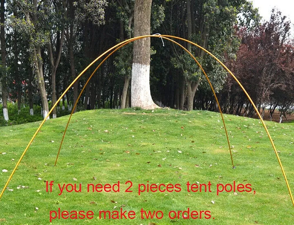 Aluminum Tent Pole Replacement Accessories Tent Poles Rod 8.5mm Outdoor Camping (13.12)