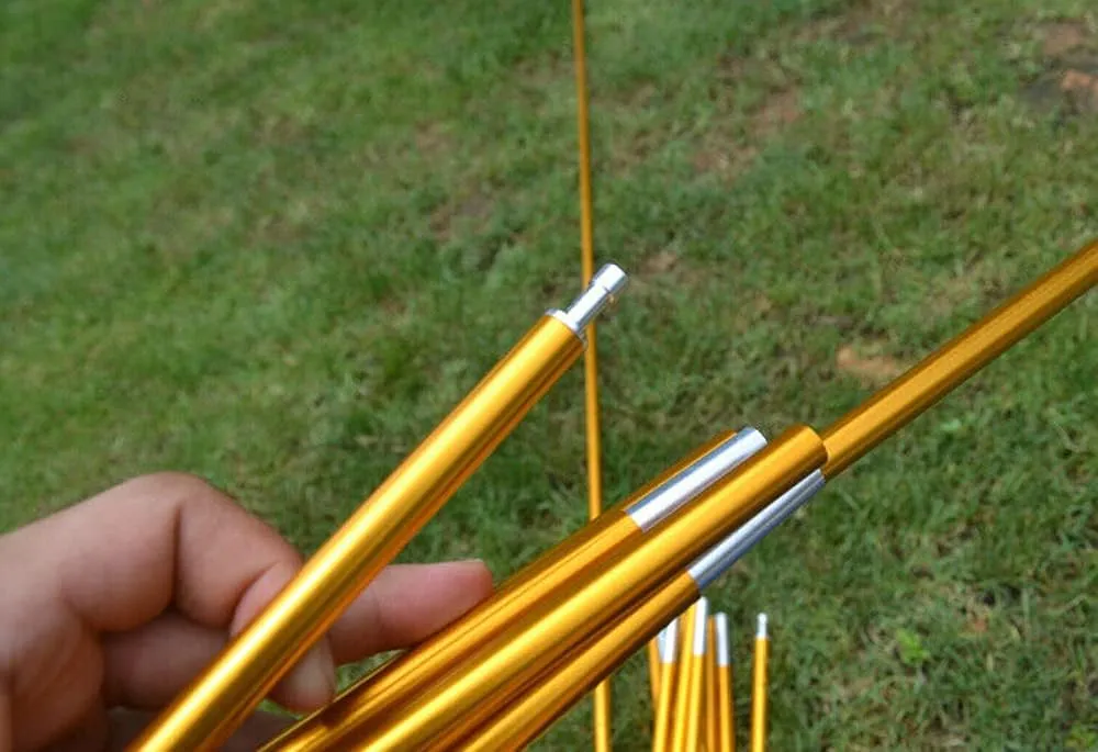Aluminum Tent Pole Replacement Accessories Tent Poles Rod 8.5mm Outdoor Camping (13.12)