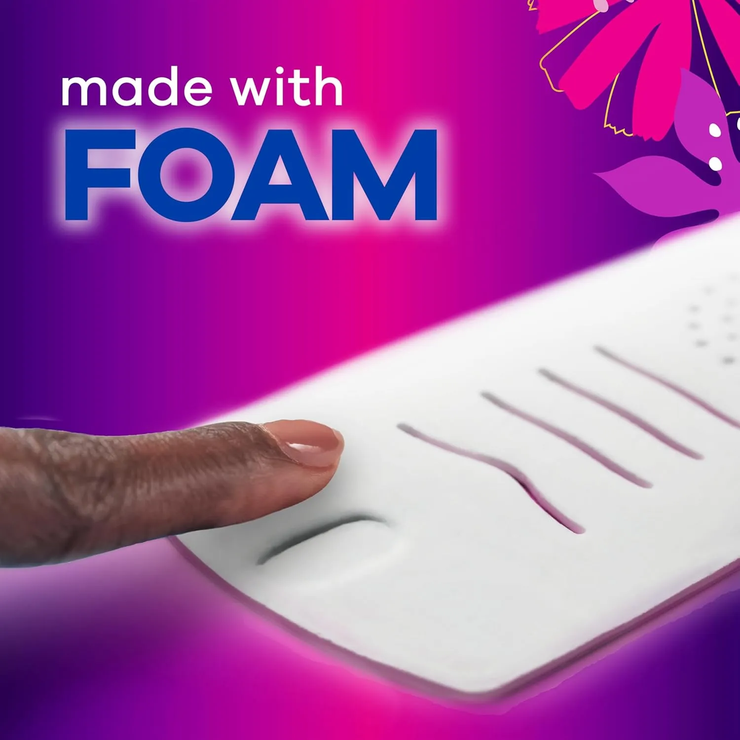 Always Radiant Feminine Pads for Women, Flexfoam Pads with Wings, Size 5, Extra Heavy Overnight Absorbency, Lightly Scented, 54 Count (Packaging May Vary)