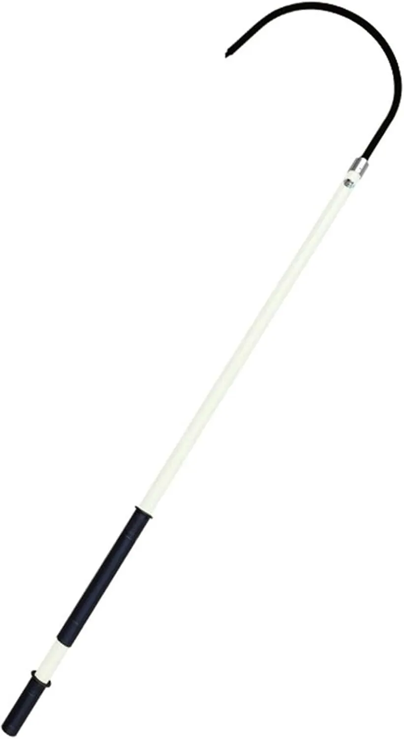 Anti-Electric Shock Rescue Tube，Lifesaving poleElectric Shock Emergency Rescue Pole, High Voltage Insulated Rescue Hook, Fiberglass Electrical Safety Rescue Hook, 220 Lbs Load, Suitable for