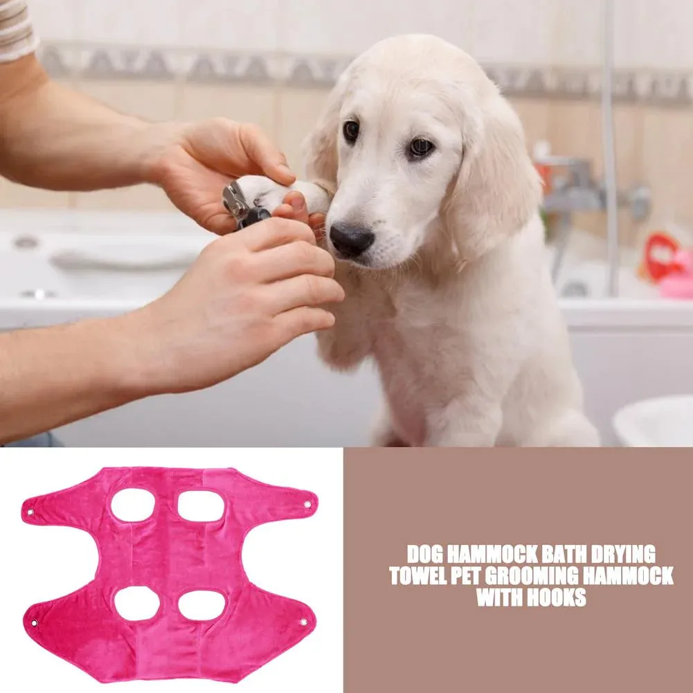 Arnés de Hamaca Colgante de Aseo Portátil para Perros y Gatos, Ayudante de Aseo Respirable, US