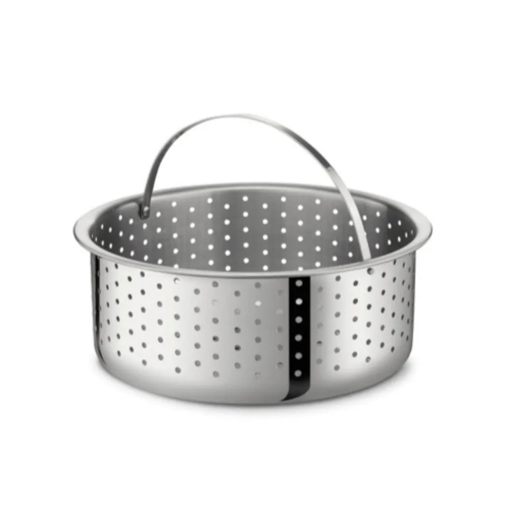 Arshia  Pressure Cooker with Glass Lid and Steamer 22cm  Stainless Steel, Non stick, Advance safety Protection.